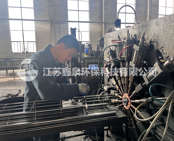 不銹鋼袋籠骨架生產車間